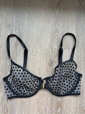 NWT - Victoria’s Secret - Sheer Lace Underwire Bra - Black 32DD